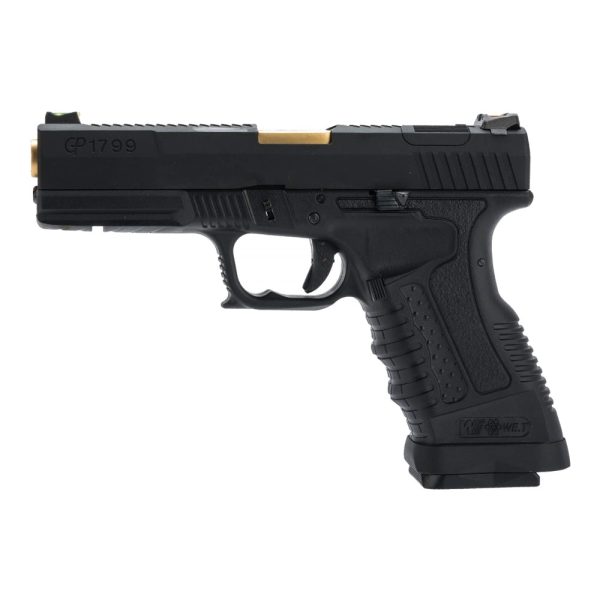 WE PISTOLA A GAS GP1799 T1 NERA/GOLD (WGP-1) WE PISTOLA A GAS GP1799 T1 NERA/GOLD (WGP-1)