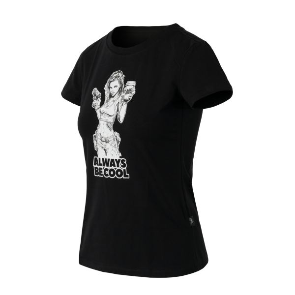 Women's T-shirt (ABC Girl) - Black