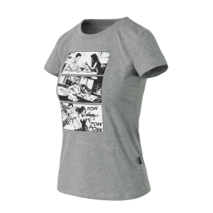 Women's T-shirt Slim (Combat date) - Mid Grey Melange Women's T-shirt Slim (Combat date) - Mid Grey Melange