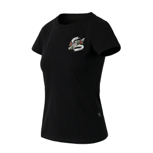 Women's T-shirt Slim (Come and take it) - Black Women's T-shirt Slim (Come and take it) - Black