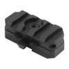 WOSPORT 2 SLITTE ROTANTI PER ELMETTI CON GUIDA 19mm NERE (WO-HL51)