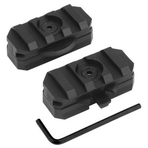 WOSPORT 2 SLITTE ROTANTI PER ELMETTI CON GUIDA 19mm NERE (WO-HL51) WOSPORT 2 SLITTE ROTANTI PER ELMETTI CON GUIDA 19mm NERE (WO-HL51)
