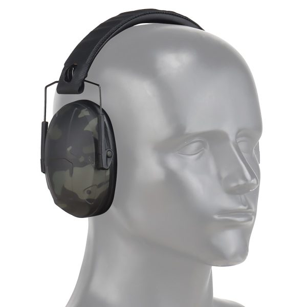 WOSPORT CUFFIE CON RIDUZIONE PASSIVA DEL RUMORE MULTICAM NERO (WO-HD51BM)