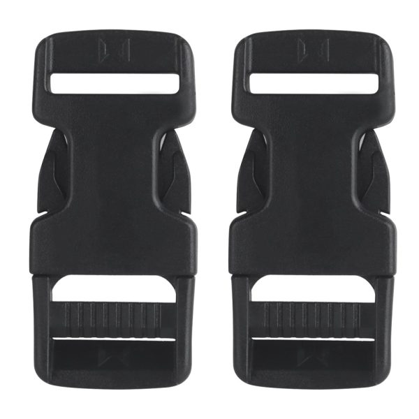 WOSPORT FIBBIA WST 2 PEZZI NERO (WO-CK07)