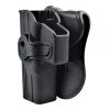 WOSPORT FONDINA RIGIDA ESTRAZIONE RAPIDA PER MANCINI SERIE GLOCK NERA (WO-GB42LB)