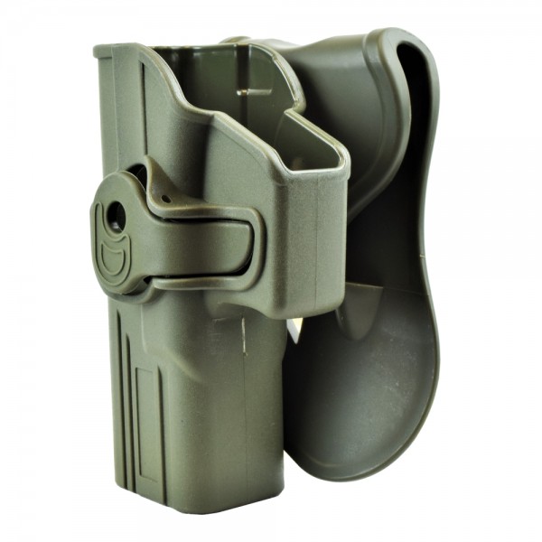 WOSPORT FONDINA RIGIDA ESTRAZIONE RAPIDA PER MANCINI SERIE GLOCK OLIVE DRAB (WO-GB42LV) WOSPORT FONDINA RIGIDA ESTRAZIONE RAPIDA PER MANCINI SERIE GLOCK OLIVE DRAB (WO-GB42LV)