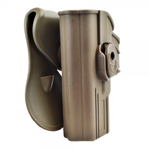 WOSPORT FONDINA RIGIDA ESTRAZIONE RAPIDA PER MANCINI SERIE GLOCK TAN (WO-GB42LT) WOSPORT FONDINA RIGIDA ESTRAZIONE RAPIDA PER MANCINI SERIE GLOCK TAN (WO-GB42LT)