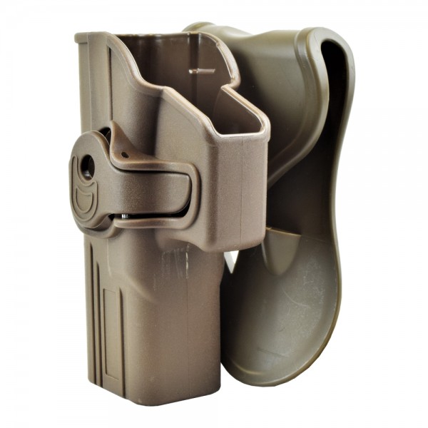 WOSPORT FONDINA RIGIDA ESTRAZIONE RAPIDA PER MANCINI SERIE GLOCK TAN (WO-GB42LT) WOSPORT FONDINA RIGIDA ESTRAZIONE RAPIDA PER MANCINI SERIE GLOCK TAN (WO-GB42LT)