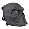 WOSPORT MASCHERA BLOODED SKULL NERA (WO-MA79B)