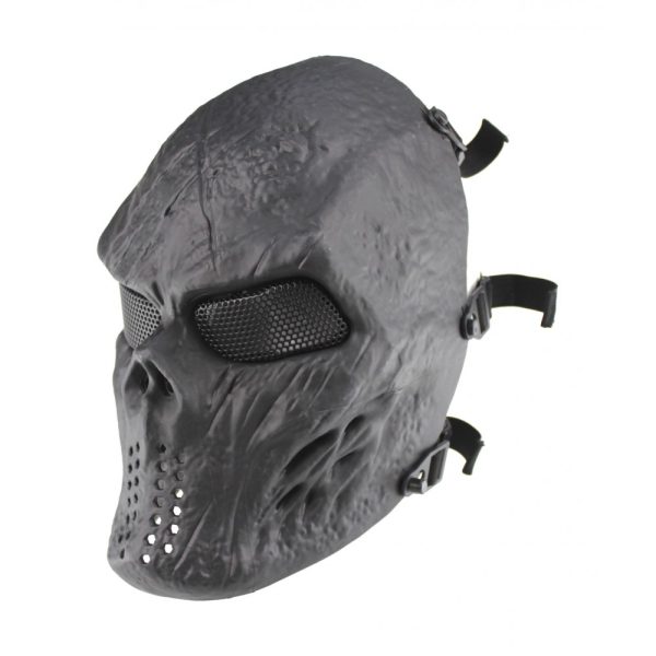WOSPORT MASCHERA BLOODED SKULL NERA (WO-MA79B)