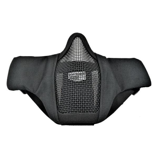 WOSPORT MASCHERA CON GRIGLIA IN METALLO NERA (WO-MA42B) WOSPORT MASCHERA CON GRIGLIA IN METALLO NERA (WO-MA42B)