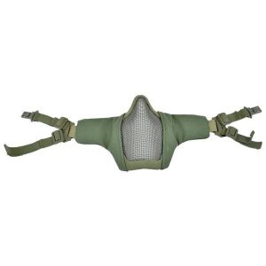 WOSPORT MASCHERA CON GRIGLIA IN METALLO OLIVE DRAB (WO-MA45V) WOSPORT MASCHERA CON GRIGLIA IN METALLO OLIVE DRAB (WO-MA45V)