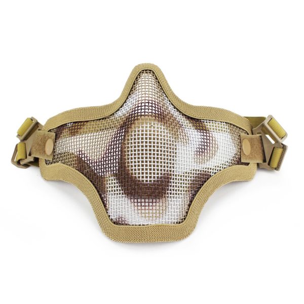 WOSPORT MASCHERA CON RETE METALLICA DESERT (KR001MS)