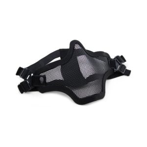 WOSPORT MASCHERA CON RETE METALLICA NERA (KR001B) WOSPORT MASCHERA CON RETE METALLICA NERA (KR001B)