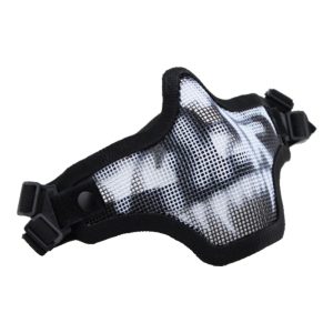 WOSPORT MASCHERA CON RETE METALLICA NERA/SKULL (KR001BN) WOSPORT MASCHERA CON RETE METALLICA NERA/SKULL (KR001BN)