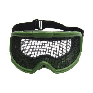 WOSPORT MASCHERA CON RETE METALLICA OLIVE DRAB (6058V) WOSPORT MASCHERA CON RETE METALLICA OLIVE DRAB (6058V)