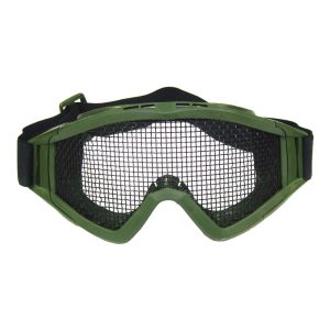 WOSPORT MASCHERA CON RETE METALLICA OLIVE DRAB (6060V) WOSPORT MASCHERA CON RETE METALLICA OLIVE DRAB (6060V)