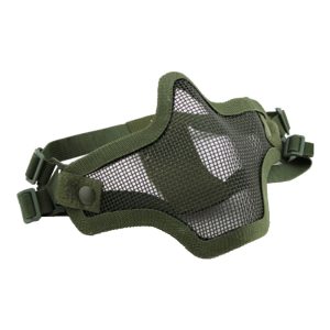 WOSPORT MASCHERA CON RETE METALLICA OLIVE DRAB (KR001V) WOSPORT MASCHERA CON RETE METALLICA OLIVE DRAB (KR001V)