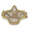 WOSPORT MASCHERA CON RETE METALLICA TAN (KR001T)