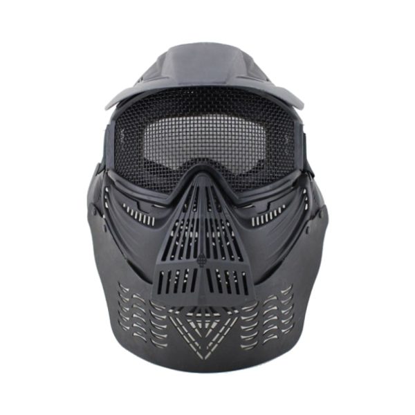 WOSPORT MASCHERA INTERO VISO CON RETE METALLICA NERO (2604B) WOSPORT MASCHERA INTERO VISO CON RETE METALLICA NERO (2604B)