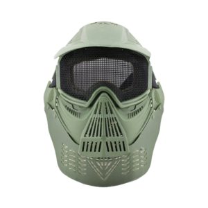 WOSPORT MASCHERA INTERO VISO CON RETE METALLICA OLIVE DRAB (2604 VERDE) WOSPORT MASCHERA INTERO VISO CON RETE METALLICA OLIVE DRAB (2604 VERDE)