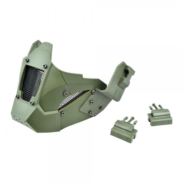 WOSPORT MASCHERA IRON WARRIOR VERDE (WO-MA95V)