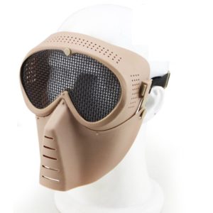 WOSPORT MASCHERA SMALL FLY CON RETE METALLICA TAN (KR014T) WOSPORT MASCHERA SMALL FLY CON RETE METALLICA TAN (KR014T)