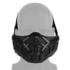 WOSPORT MEZZA MASCHERA SCORPION NERO (WO-MA201B)