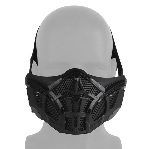 WOSPORT MEZZA MASCHERA SCORPION NERO (WO-MA201B)