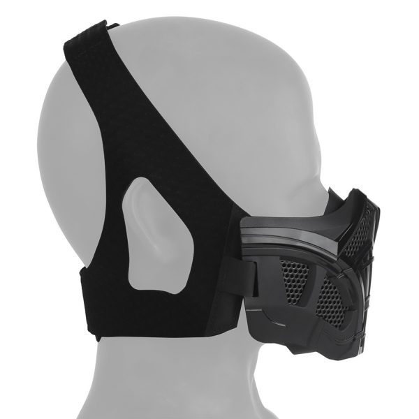 WOSPORT MEZZA MASCHERA SCORPION NERO (WO-MA201B)