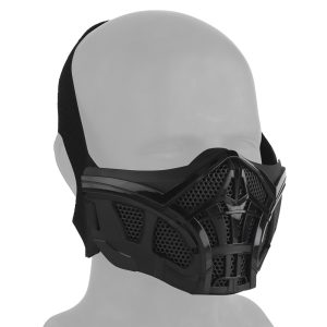 WOSPORT MEZZA MASCHERA SCORPION NERO (WO-MA201B) WOSPORT MEZZA MASCHERA SCORPION NERO (WO-MA201B)