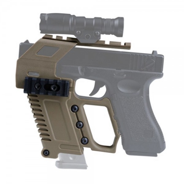 WOSPORT RAIL BASE LOADING DEVICE PER PISTOLE SERIE GLOCK TAN (WO-GB48T) WOSPORT RAIL BASE LOADING DEVICE PER PISTOLE SERIE GLOCK TAN (WO-GB48T)