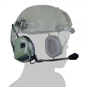 WOSPORT SET CUFFIE CON MICROFONO VERSIONE ELMETTO OLIVE DRAB (WO-HD10V) WOSPORT SET CUFFIE CON MICROFONO VERSIONE ELMETTO OLIVE DRAB (WO-HD10V)