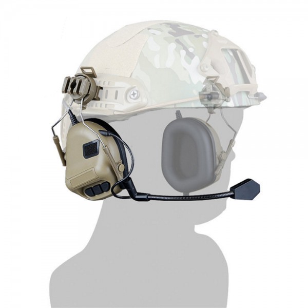 WOSPORT SET CUFFIE CON MICROFONO VERSIONE ELMETTO TAN (WO-HD10T) WOSPORT SET CUFFIE CON MICROFONO VERSIONE ELMETTO TAN (WO-HD10T)