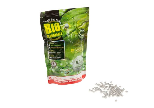 0.25g Bio Precision BBs 2000rds White