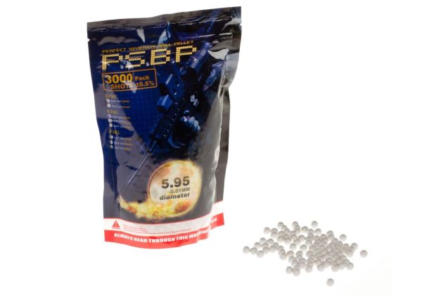 0.25g Perfect BBs 3000rds White