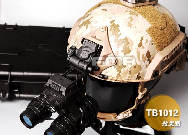 FMA attacco visore notturno L4G24 Nylon Helmet Mount for NVG PVS-15 / 18 - nero Black
