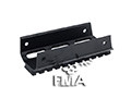 FMA frontale MP7 CNC Rail System Handguard for TM marui, Umarex, KSC, KWA GBB Replicas - nero Black