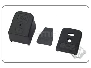 FMA fondello caricatore custom glock G-Series Magazine Flat and Enlarged Bottom Cover Set - nero Black