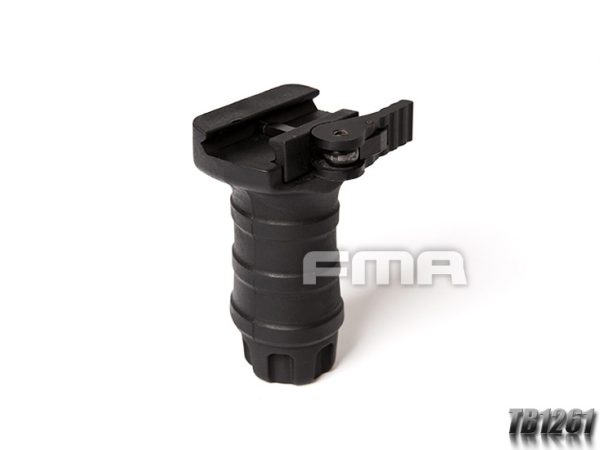FMA impugnatura corta Short Vertical STUBBY Grip with QD RIS Rail Mount - nera Black