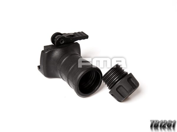 FMA impugnatura corta Short Vertical STUBBY Grip with QD RIS Rail Mount - nera Black