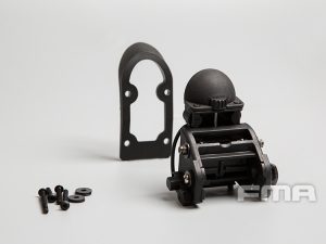 FMA attacco visore notturno AVS-9 Aviator's NVS Mount, Plastic - nero Black