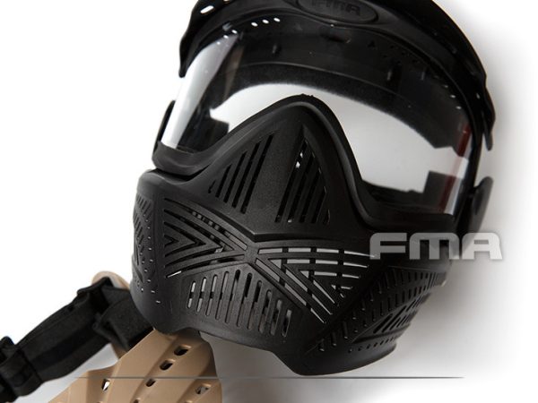 FMA maschera completa F2 Full Face Protection Mask - nera Black