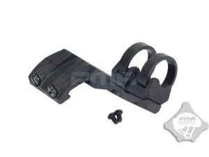 FMA slitta laterale torcia Right Side RIS Mount for Flashlight with a diameter of 20-25 mm - nera Black
