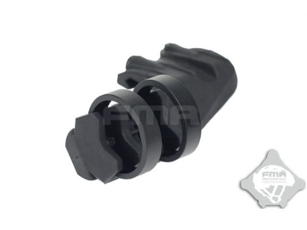 FMA slitta laterale torcia Right Side RIS Mount for Flashlight with a diameter of 20-25 mm - nera Black