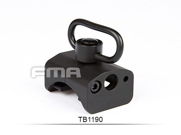 FMA attacco cinghia QD Sling Swivel Mounting Base for P90 / SSR90, Low - nero Black
