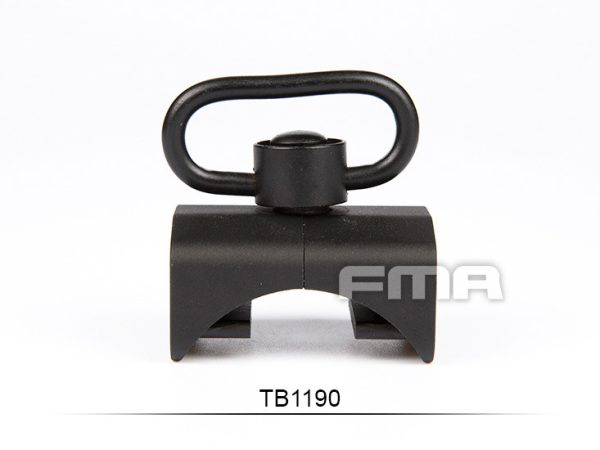 FMA attacco cinghia QD Sling Swivel Mounting Base for P90 / SSR90, Low - nero Black