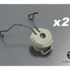 FMA GANCI SUPPORTO CUFFIE ELMETTO ARC Helmet Mount for MSA Sordin Headset - VERDI FG