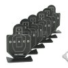 FMA Set bersagli in metallo - Aluminum Targets Type B, 6 pcs - neri Black
