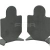 FMA Set bersagli in metallo - Aluminum Targets Type B, 6 pcs - neri Black